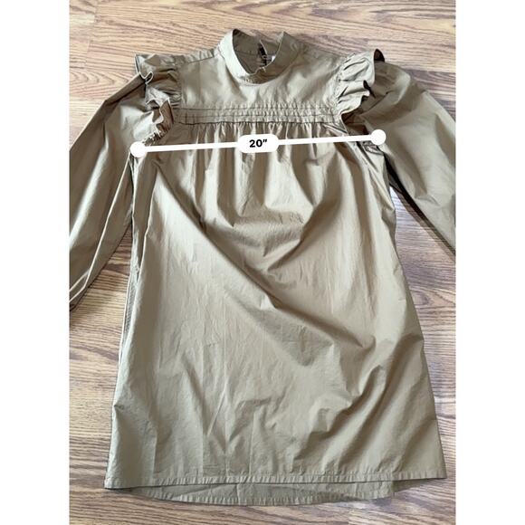 Xirena brown mini Nyla Dress in Khaki Gold size L - Picture 4 of 10